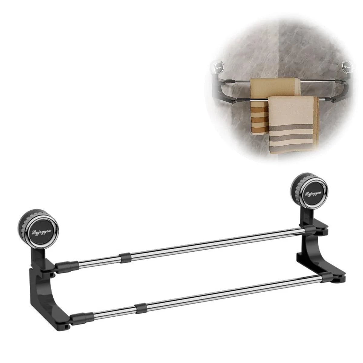 حامل مناشف ذكي لتوفير المساحة وتنظيم مثالي