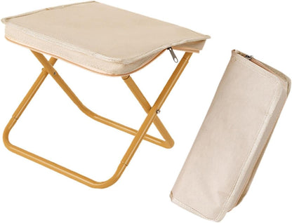 كرسي رحلات قابل للطي مع حقيبة تخزين
