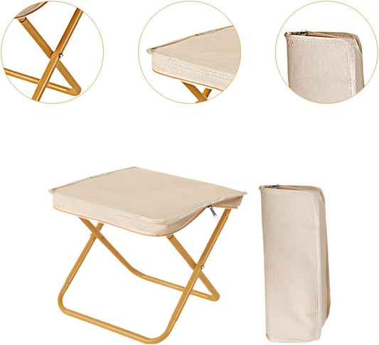 كرسي رحلات قابل للطي مع حقيبة تخزين