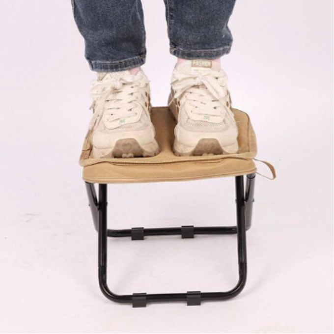 كرسي رحلات قابل للطي مع حقيبة تخزين