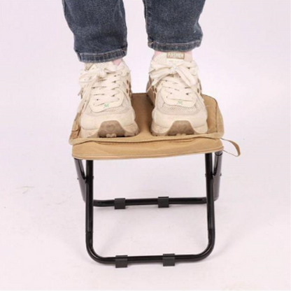 كرسي رحلات قابل للطي مع حقيبة تخزين